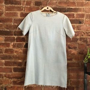 Topshop Moto short sleeve denim dress